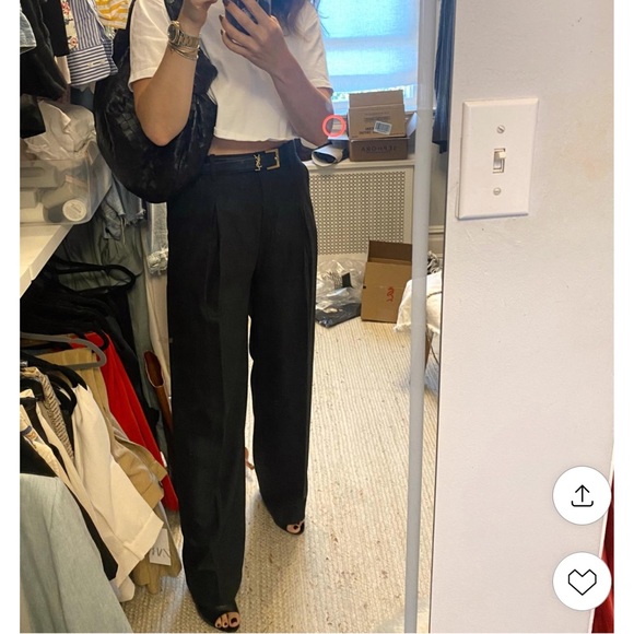 Zara Pants & Jumpsuits Zara Full Length Trouser Pants Ivory Nwt